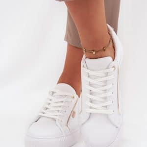 Buty Sportowe Model Big Star SS274026 White/Gold - Step in style
